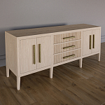 Буфет Primo с тремя ящиками и двумя фасадами Светлый дуб варинант исполнения - 2 | Loft Concept в Барнауле