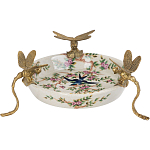 Блюдо фарфоровое Полет стрекоз Jita варинант исполнения - 1 | Loft Concept в Барнауле