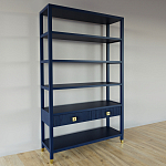 Стеллаж с двумя ящиками Elsa Dreams Blue варинант исполнения - 1 | Loft Concept в Барнауле