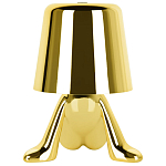 Настольная лампа фигурная цвета золото с гладким абажуром Высота 17 см Sophia варинант исполнения - 6 | Loft Concept в Барнауле