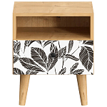 Прикроватная тумба с изображением на ящике Elise Nightstand варинант исполнения - 19 | Loft Concept в Барнауле
