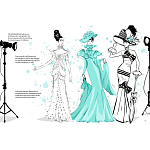 Megan Hess. Audrey Hepburn варинант исполнения - 2 | Loft Concept в Барнауле