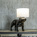 Настольная лампа COLLECTION OF DOGS с абажуром Бульдог варинант исполнения - 3 | Loft Concept в Барнауле