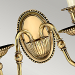 Бра с 2-мя бежевыми абажурами в классическом стиле Hinkley варинант исполнения - 5 | Loft Concept в Барнауле