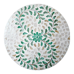 Столик с инкрустацией с перламутровым узором Eight варинант исполнения - 2 | Loft Concept в Барнауле