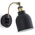 Бра с черным плафоном из металла Roomsy варинант исполнения - 1 | Loft Concept в Барнауле