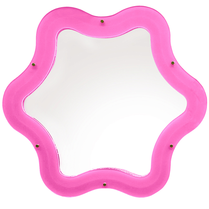 Зеркало Seletti Tiny Flower Розовый Зеркало Seletti Tiny Flower Розовый в Барнауле | Loft Concept