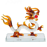 Декоративная стеклянная статуэтка Дракон Glass Dragon Statuette варинант исполнения - 3 | Loft Concept в Барнауле