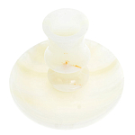 Подсвечник в виде чаши из натурального камня оникс Stone Candlestick варинант исполнения - 2 | Loft Concept в Барнауле