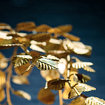 Люстра золотая с декором в виде веток эвкалипта Eucalyptus Branches варинант исполнения - 6 | Loft Concept в Барнауле