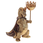 Подсвечник в виде дракона Dragon candlestick Green Gold Brown L or R варинант исполнения - 6 | Loft Concept в Барнауле