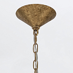 Люстра подвесная с круглыми дисками из серого фактурного стекла с белым матовым шаром внутри Quintiesse варинант исполнения - 4 | Loft Concept в Барнауле