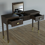 Туалетный стол - Трельяж Elsa Dreams Walnut 120 см варинант исполнения - 2 | Loft Concept в Барнауле