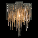 Бра с перфорированными металлическими дугами и цепочками 22 см Atlantis Chain варинант исполнения - 10 | Loft Concept в Барнауле