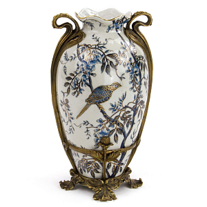Ваза Blue and Bronze Bird