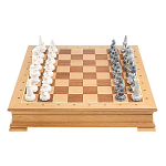 Шахматы Северные народы в ларце из натурального бука Decorative Thematic Chess варинант исполнения - 2 | Loft Concept в Барнауле