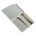 Портсигар с газовой зажигалкой из натурального камня Яшма Змеиная Stone Cigarettes Cases варинант исполнения - 3 | Loft Concept в Барнауле