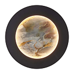 Бра в форме диска черного цвета Borders of Black варинант исполнения - 1 | Loft Concept в Барнауле