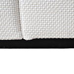 Дизайнерское кресло мягкое с обивкой из рогожки кремового цвета Decoration of Everything варинант исполнения - 3 | Loft Concept в Барнауле