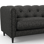 Мебельная ткань Шенилл темно-серый цвет 138 см T4-40 варинант исполнения - 4 | Loft Concept в Барнауле