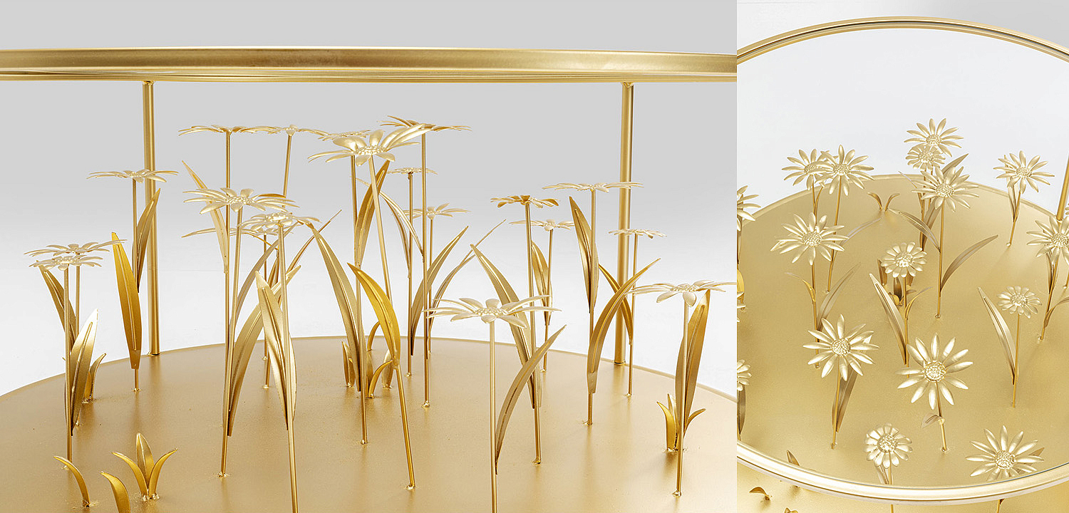 Кофейный стол Golden Flowers Кофейный стол Golden Flowers - Loft-Concept в Барнауле