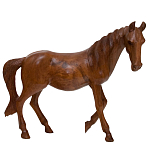 Статуэтка из дерева суар дикая лошадь Wild Horses варинант исполнения - 3 | Loft Concept в Барнауле