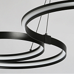 Люстра подвесная светодиодная в виде волнообразной ленты Ribbon Vortex варинант исполнения - 11 | Loft Concept в Барнауле