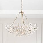 Люстра декорированная цветами из стекла Lightness of Flowers варинант исполнения - 2 | Loft Concept в Барнауле