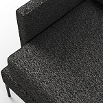 Мебельная ткань Шенилл темно-серый цвет 138 см T4-40 варинант исполнения - 3 | Loft Concept в Барнауле