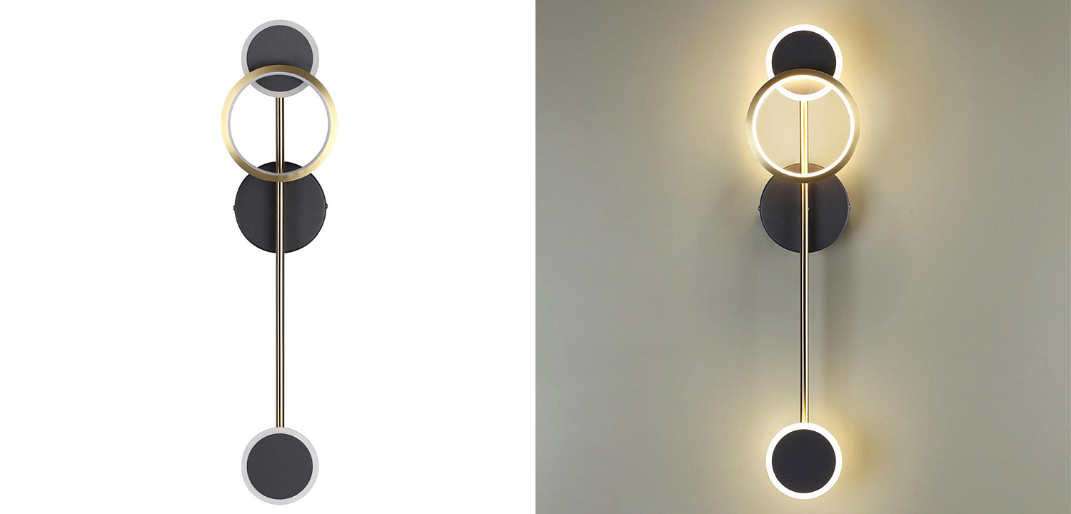Бра Bendik Gold Ring Wall lamp A Бра Bendik Gold Ring Wall lamp A - Loft-Concept в Барнауле