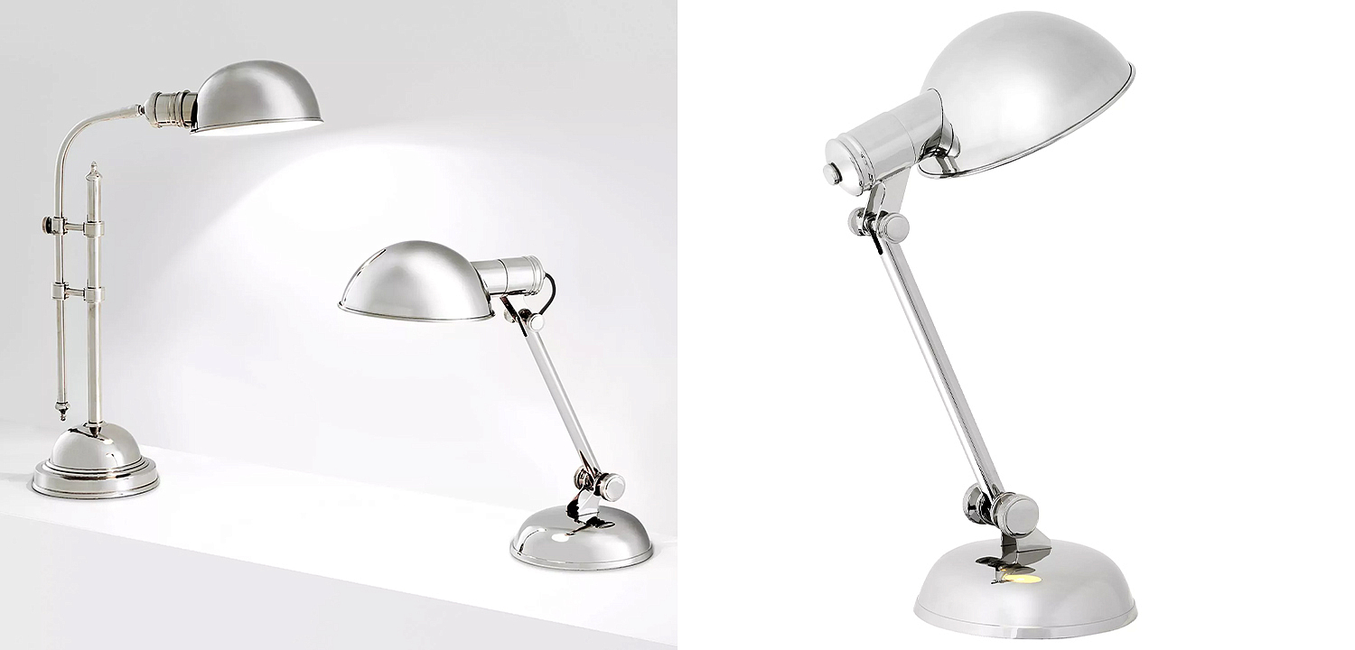 Настольная лампа Eichholtz Desk Lamp Navy Настольная лампа Eichholtz Desk Lamp Navy - Loft-Concept в Барнауле
