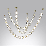 Подвесной светильник из прозрачных шаров Bubbles Bocci варинант исполнения - 3 | Loft Concept в Барнауле