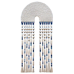 Настенное украшение из нитей Корона с кисточками Crown Wall Hanging варинант исполнения - 4 | Loft Concept в Барнауле