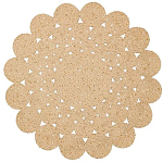 Ковер круглый с джутовой основой Round tourniquet варинант исполнения - 1 | Loft Concept в Барнауле