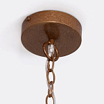 Круглая многоярусная люстра с круглыми деревянными подвесками Wooden Beads Chandelier Cream варинант исполнения - 2 | Loft Concept в Барнауле