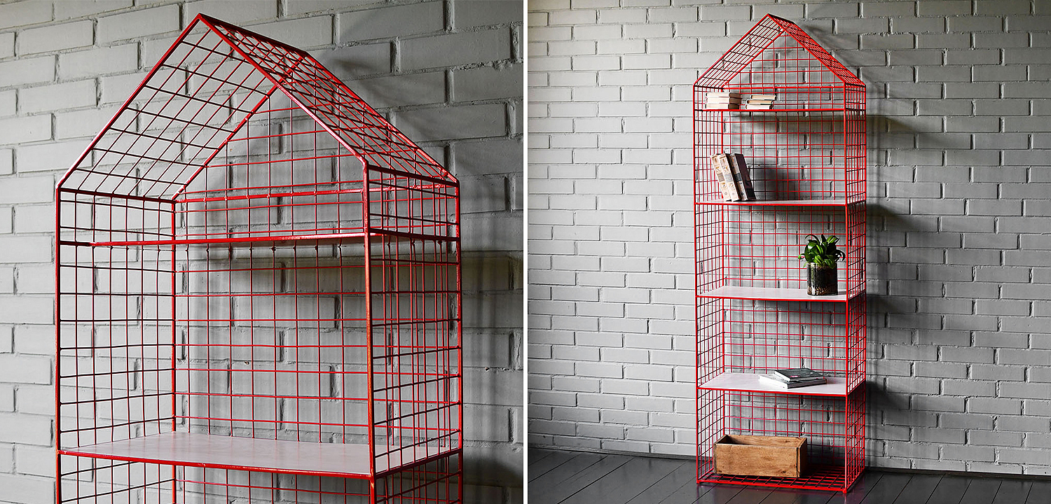 Стеллаж House Industrial Metal Rust Rack Стеллаж House Industrial Metal Rust Rack - Loft-Concept в Барнауле