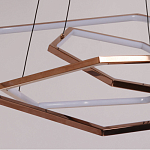 Люстра с 3-мя подвесами в виде шестиугольников Hexagon Horizontal варинант исполнения - 4 | Loft Concept в Барнауле