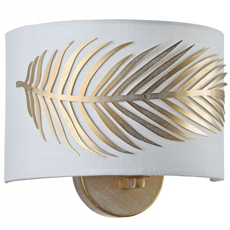 Бра Golden Feather Sconces Золотой Белый в Барнауле | Loft Concept 