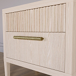 Прикроватная Тумбочка Primo с двумя ящиками Светлый дуб варинант исполнения - 4 | Loft Concept в Барнауле