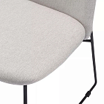 Стул мягкий светло-серый Chair Gray Runners варинант исполнения - 7 | Loft Concept в Барнауле