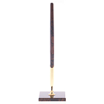 Ручка шариковая на подставке из натурального камня Обсидиан Stone Pens варинант исполнения - 1 | Loft Concept в Барнауле