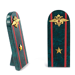 Сувенир Погон МВД из натурального камня змеевик Souvenir Epaulets варинант исполнения - 5 | Loft Concept в Барнауле