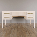 Большой Рабочий стол Primo с 5 выдвижными ящиками Светлый дуб варинант исполнения - 1 | Loft Concept в Барнауле