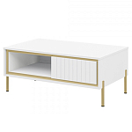 Стол журнальный белый глянцевый Antique Order варинант исполнения - 1 | Loft Concept в Барнауле