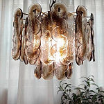 Люстра из круглых стеклянных элементов Vienna варинант исполнения - 6 | Loft Concept в Барнауле