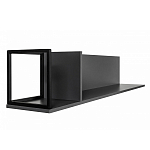 Полка навесная открытая цвета графит Strict Lines  варинант исполнения - 6 | Loft Concept в Барнауле