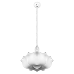 Подвесной светильник с белым фигурным абажуром и мягкими волнистыми краями Cloud Motion  варинант исполнения - 2 | Loft Concept в Барнауле