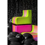 Дизайнерское кресло зеленое Poltronova Sofo Verosa Green Pink Armchair варинант исполнения - 16 | Loft Concept в Барнауле