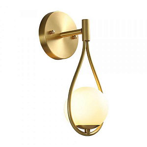 Бра Drop Pearls с Плафоном Gold