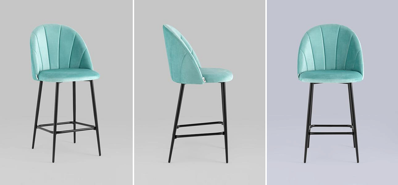 Барный Стул Balsari S Chair Цвет Тиффани Барный Стул Balsari S Chair Цвет Тиффани - Loft-Concept в Барнауле